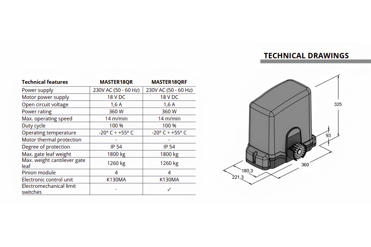 MASTER_18QR_TECHNICAL_FEATURES_&amp;_DRAWINGS